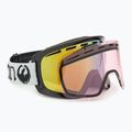 DRAGON D1 OTG ski goggles classic grey/lumalens gold ion+lumalens light rose