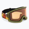 Ski goggles DRAGON DX3 L OTG leafy camo/lumalens amber