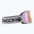 Ski goggles DRAGON DX3 OTG white/lumalens pink ion 7