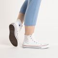 Converse Chuck Taylor All Star Classic Hi optical white trainers 2