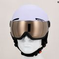 Alpina Arber Visor Q Lite ski helmet lilac matt 7