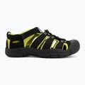 Children's sandals KEEN Newport H2 black/lime green 2