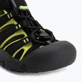 Children's sandals KEEN Newport H2 black/lime green 7