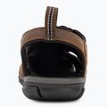 KEEN Clearwater Cnx Leather dark earth/black men's sandals 6
