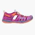 KEEN Moxie purple wine/nasturtium children's trekking sandals 8