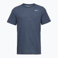 Men's T-shirt Nike Dri-Fit smokey obsidian heather/matte silver