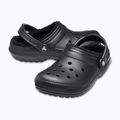 Crocs Classic Lined Clog slides black/black 14