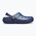 Crocs Classic Lined Clog slides navy/charcoal 10