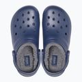Crocs Classic Lined Clog slides navy/charcoal 13