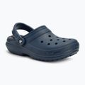 Crocs Classic Lined Clog slides navy/charcoal 2