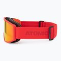Atomic Four HD red/red hd ski goggles 4