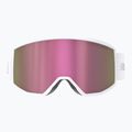 Atomic Four HD white/pink copper hd ski goggles