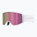 Atomic Four HD white/pink copper hd ski goggles 2