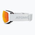 Atomic Revent Stereo light grey/red ski goggles 4