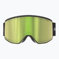 Atomic Four Pro HD Photo all black/green gold ski goggles 2