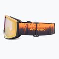 Atomic Four Pro HD Photo black/orange/tree/amber gold ski goggles 5