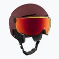 Atomic Savor Visor Stereo ski helmet maroon/red stereo