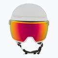 Atomic Revent GT Amid Visor HD ski helmet white heather/red hd 2