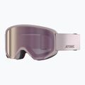 Ski goggles Atomic Savor M Stereo gull gray/purple stereo