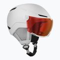 Children's ski helmet Atomic Revent Visor Jr white heather/red flash