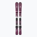 Kids’ downhill skis with bindings Atomic Maven Jr 100-120 + C5 GW red plum