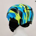 Alpina Pizi children's ski helmet neon blue/green gloss 12