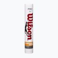 Wilson Pro badminton shuttlecocks 12 pcs white.