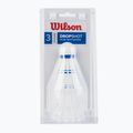 Wilson Dropshot Clamshel badminton shuttlecocks 3 pcs white WRT6048WH+