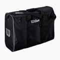 Basketball bag Wilson Travel Basket 6 Ball black/silver