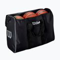 Basketball bag Wilson Travel Basket 6 Ball black/silver 3