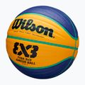 Wilson Fiba 3x3 Junior blue/yellow children's basketball size 5 3