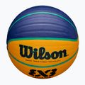 Wilson Fiba 3x3 Junior blue/yellow children's basketball size 5 4