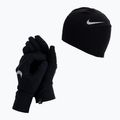 Nike Essential Running women's cap + gloves set black N1000595-082
