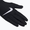 Women's armband + gloves set Nike Essential Running black/black/silver 4