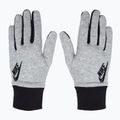 Men's Nike Club Fleece 2.0 grey heather/black/black running gloves 2