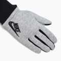 Men's Nike Club Fleece 2.0 grey heather/black/black running gloves 4