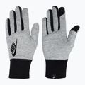 Women's Nike Club Fleece grey heather/black/black running gloves