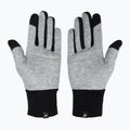 Women's Nike Club Fleece grey heather/black/black running gloves 3