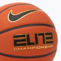 Nike Elite Championship 8P 2.0 Deflated amber court/black/metallic gold/black basketball size 6 3