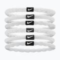 Nike Flex Hair Tie elastics 6 pcs white/black/white