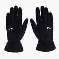 Women's Nike One Therma-Fit Fleece running gloves black/white 2