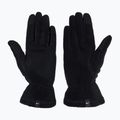 Women's Nike One Therma-Fit Fleece running gloves black/white 3