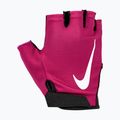 Women's training gloves Nike Gym Essential FG 2.0 vivid pink/black/white