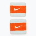 Nike Swoosh Wristbands glacier blue/safety orange/glacier blue