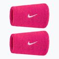 Wristbands Nike Swoosh Classic Doublewide Wristbands 2 pcs. vivid pink/white