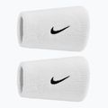 Wristbands Nike Swoosh Classic Doublewide Wristbands 2 pcs. white/black