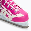 CCM Glitter Girl children's skates white/pink 7