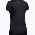 Under Armour Tech SSV women's training t-shirt - Solid black and silver 1255839 5