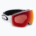 Oakley Flight Deck matte white/prizm snow torch iridium ski goggles OO7064-24