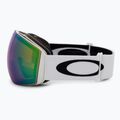 Oakley Flight Deck matte white/prizm snow jade iridium ski goggles OO7050-36 4